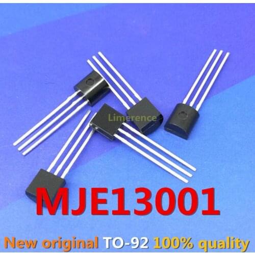100PCS MJE13001 TO-92 13001 TO92 E13001 new triode transistor Support the BOM one-stop supporting services