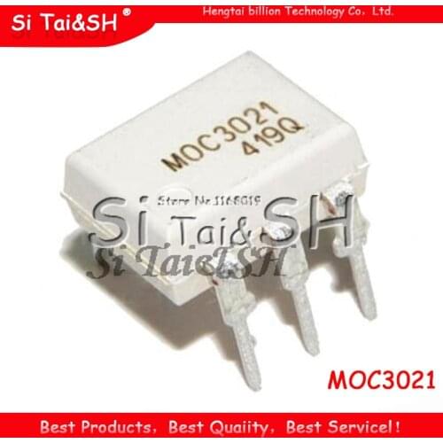 10PCS MOC3021 DIP6 DIP 3021 DIP-6 new and original IC