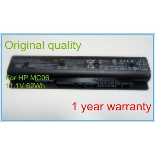 Original laptop batteries for 807231-001, 17-n199np(T1N15EA),TPN-C123,805095-001,MC04,17-r116nf,MC06,11.1V,6 cell