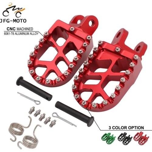 Motorcycle CNC Footrest Footpeg Foot Pegs Pedals Rests For HONDA CR80R CR85R CRM250 XR250R XR400R XR600R XR650L XR650R CRF1000L