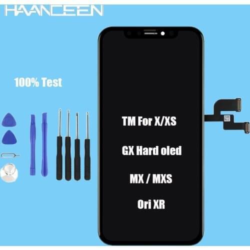 AAAGrade For iphone X OLED XS XR TFT XS Max 11 Pro With 3D Touch Digitizer Assembly No Dead Pixel LCD Screen Replacement Display