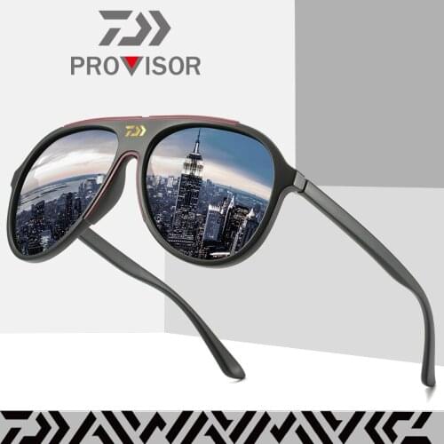 Daiwa Man Outdoor Fishing Polarized Sunglasses Bicycling Sunglasses Summer Big Frame Mountaineering Glasses Fishing Sunglasses