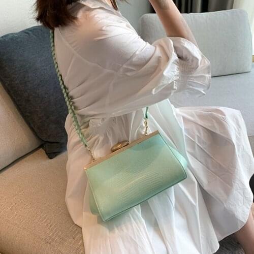 Bag Women Pattern Crocodile 2020 New Fashion White/Black Small Crossbody Shoulder Bag Street Leisure Ladies PU Leather Handbag