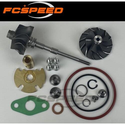 Turbo shaft and wheel + repair kit GT2556V 454191 11652247671F for BMW 530D 730D 3.0L 135Kw 142Kw E38 E39 M57 D30 1998