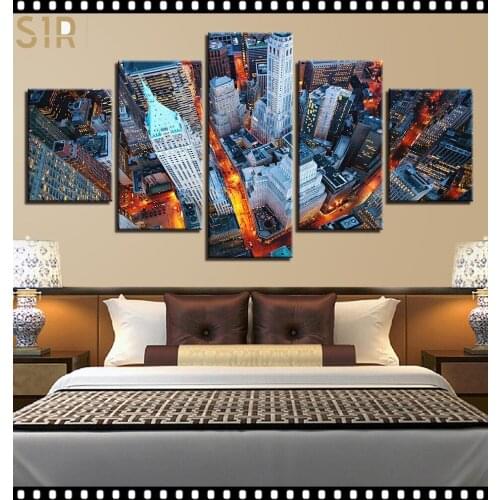 World Famous Architecture Beauty HD Five Wall Painting Decorative Painting Anime Posters Wall Decor Anime Decor Room Decor