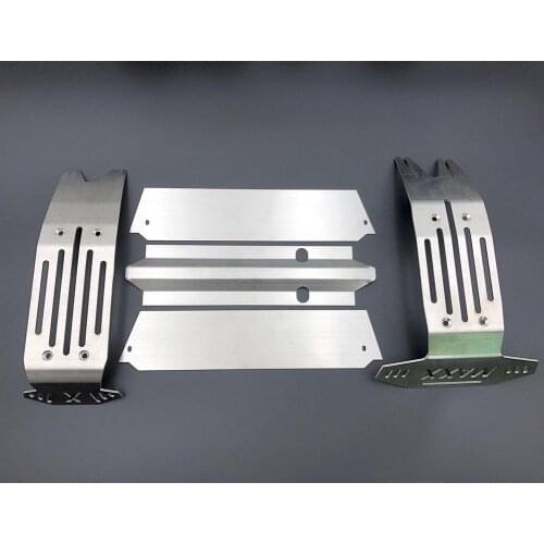 X-MAXX Stainless Steel Chassis Armor Front Rear Axle Protector Plate for 1/5 RC Truck Traxxas X-MAXX Xmaxx 6s 8s Upgrade Parts
