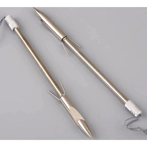 1pcs Powerful Deepwater Fish Darts Fishing Slingshot Rilfe Arrow Heads Skill Shooting Hunting Slingshot Heads Crossbow Arrows