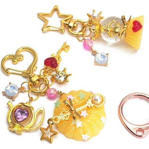 10PCS Metal Jewelry Diy Hook Buckle Pendant Star Dog Buckle Five-pointed Star Shaped Key Chain Wholesale Lobster Clasps