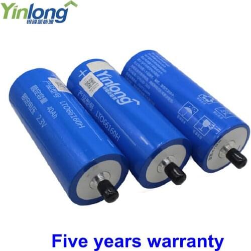 2.3V 40AH 66160 LTO battery lithium titanate batteries 5pcs a lot for Photovoltaic powe EV golf cart