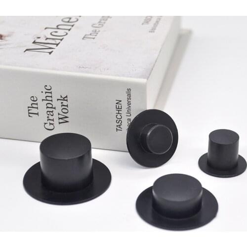 24pcs mini clown hat snowman hat black plastic hat doll doll DIY accessories jewelry crafts ornaments Christmas home decoration