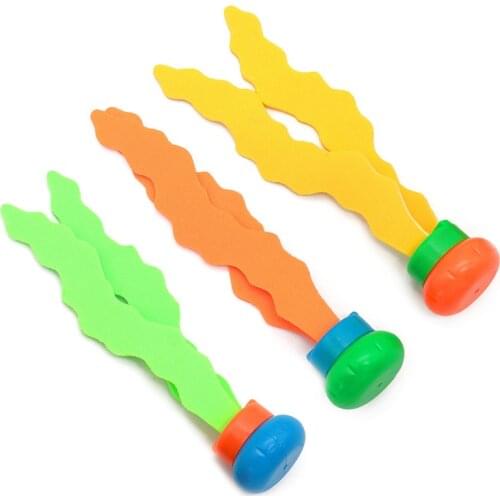 3pcs Seaweed Diving Toy Water Games Pool Games Child Underwater Diving Seaweed Toy Sports Parent-Child Gifts For Kid Summer Toys