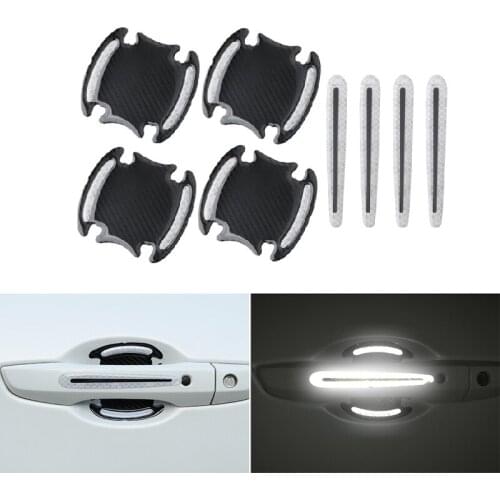 3D Car Reflective Sticker Car door handle door bowl Cover Accessories for Mazda 2 3 5 6 CX5 CX7 CX9 Atenza Axela