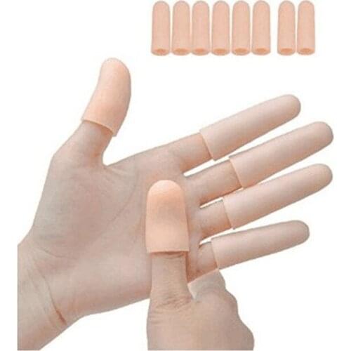 4PCS/Set Silicone Gel Toe Finger Protector Sleeve Separator Soft Foot Skin Cracked Care Toe Finger Protector Sleeve