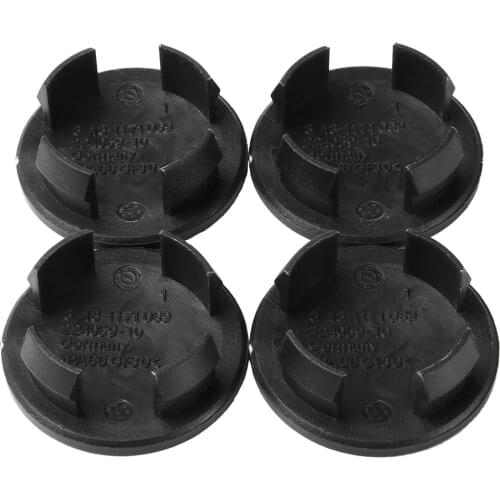 Black 4Pcs/set Plastic 54mm Car Trucks Vehicle Wheel Center Rim Hubs Covers Set Caps Cover Auto Accessories