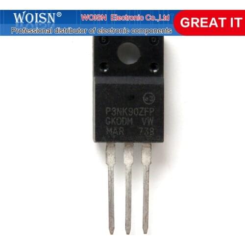 5pcs/lot STP3NK90ZFP STP3NK90Z P3NK90ZFP TO-220F 900V 30A new original In Stock
