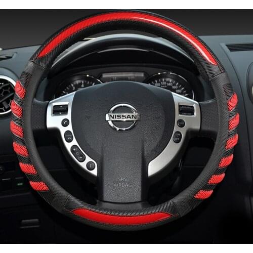 Car Steering Wheel Cover Car accessories Suitable for Nissan qashqai j10 Almera n16 tiida march kicks Steering-wheel Covers