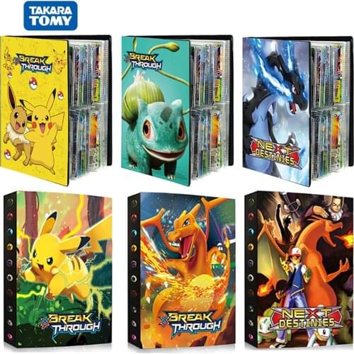 240Pcs Pokemon Cards Album Book Game Card Anime VMAX GX EX Card Holder Collection Folder Top Loaded List Toys Gift for Children