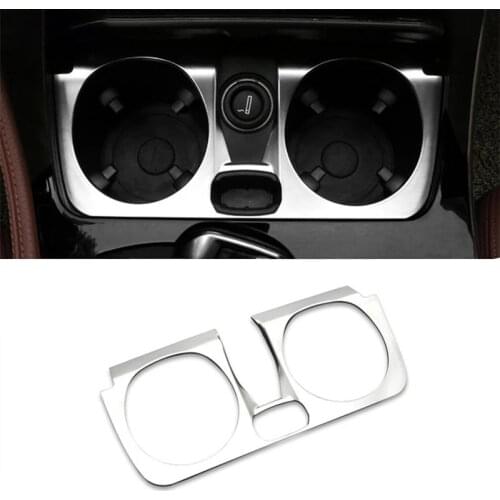 Car Front Water Cup Holder Frame Decoration Cover for-BMW 5 Series F10 F18 2014-2017