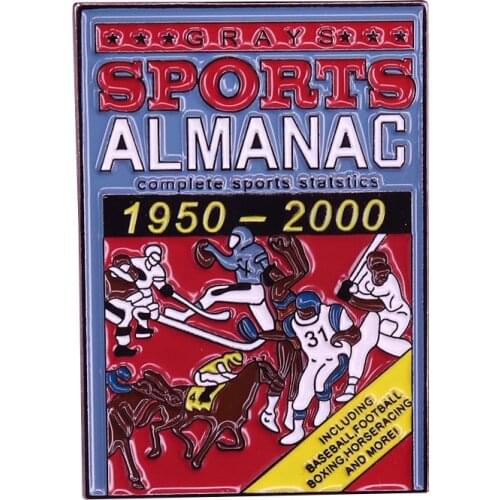 Back to the Future - Grays Sports Almanac Enamel Pin Book Memorabilia 80s Movie Fans Must Have Accessory