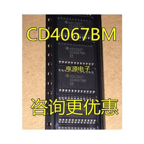 Free shipping 20PCS CD4067BM96 CD4067 CD4067BM SOP-24