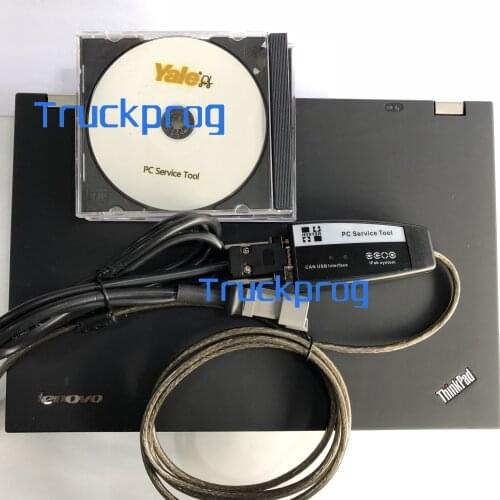 Forklift truck diagnostic tool V4.94 Yale Hyster PC Service Tool Ifak CAN USB Interface for yale hyster diagnostic+T420 laptop