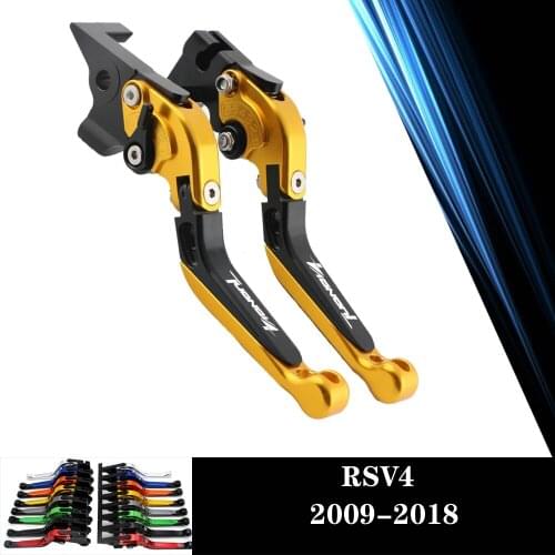 For Aprilia RSV4 R TUONO V4 1100RR Factory 2009-2019 2010 2011-2018 CNC Motorcycle Folding Handle Adjustable Brake Clutch Lever