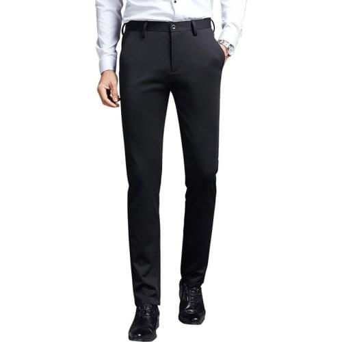 Joggers Men 2021 New Fashion Spring Streetwear Pants Mens Casual Straight Trousers Slim Business Pants Men Clothing