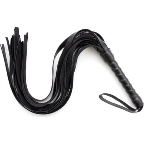 Erotic Fetish Leather Riding Crop Sex Whip Aids Spanking BDSM Bondage Flogger Adult Paddle Slave SM Cosplay Games For Couples
