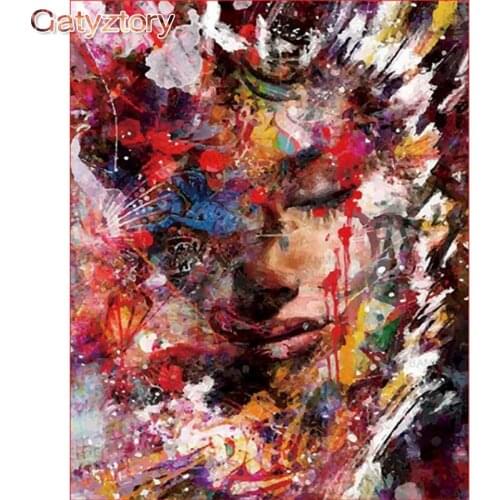GATYZTORY Painting By Numbers Sexy Women Acrylic Art Coloring By Numbers 40*50 Photo Frames For Picture Diy Wall Decoration Home
