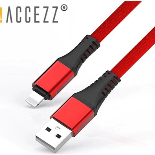 !ACCEZZ Short USB Charge Data Cable Lighting For iphone XS XR X 8 7 6 6S 5S 5C Plus For iPad Mini Charging Cord Power Bank 0.3M