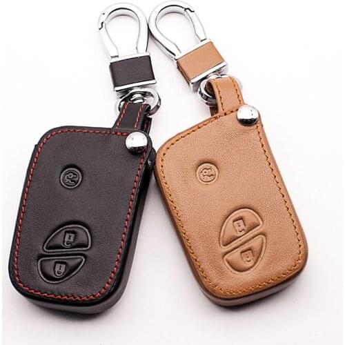 100% leather key cover key ring suitable for Lexus for BYD S6 F3 L3 M6 F0 G3 S7 E6 G3R 3 buttons case remote control key shell