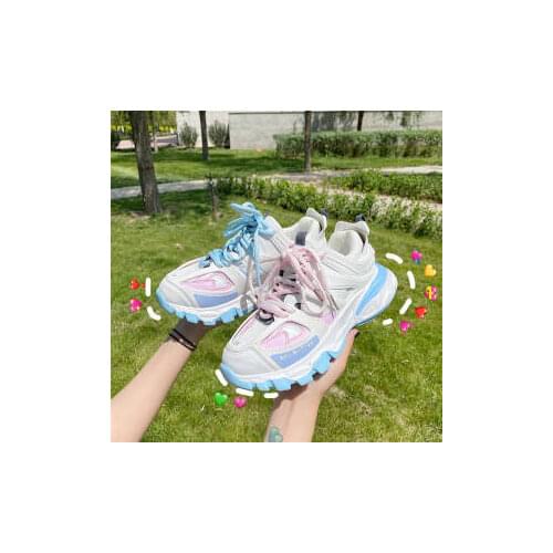 Lovely Women Sneakers 2021 Autumn New Design Womens Chunky Sneakers Fashion Brand Trend Chic Sport Shoes Woman Girls Trainers