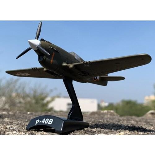 1/90 WWII Navy Army American USA P40B P-40B Simulation Airplane Models Adult Children Toys for Display Show Collections Gift