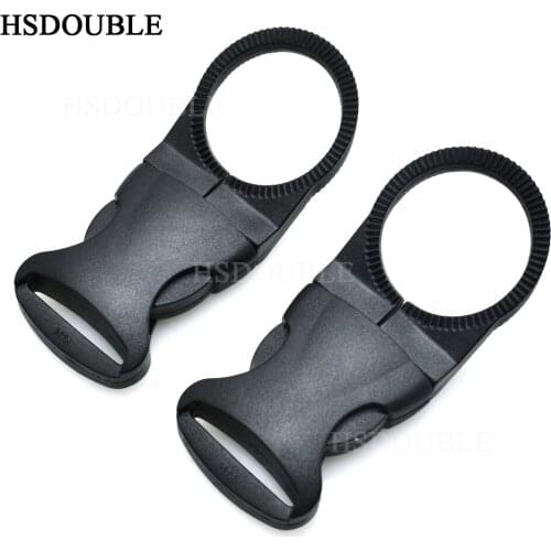 Fashion Outdoor Sports Bag Accessories Water Bottle Holder Buckle Clip For Camping Hiking Webbing 25mm