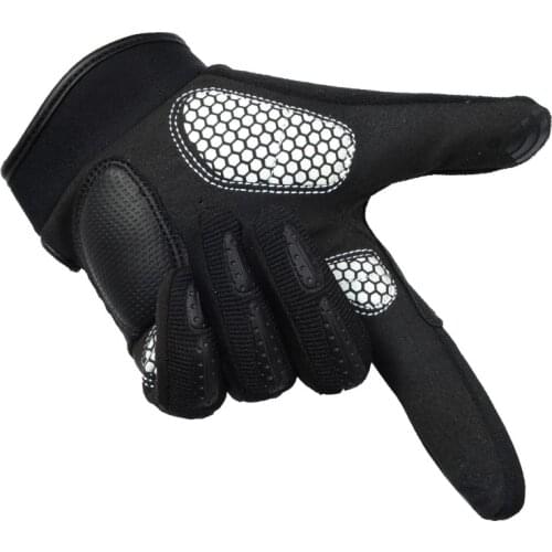 Gloves for Motorcycle Tactical Gloves Touch Screen Full Finger Antiskid Breathable Comfortable and Not Tight Silicone Protection