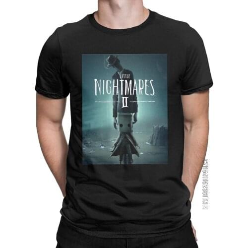 Mens Little Nightmares Mono T Shirt Pure Cotton Clothes Funny Classic Short Sleeve Crewneck Tee Shirt New Arrival T-Shirt