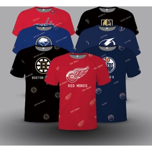 The new 2021 short sleeve T-shirt mens fashion leisure 3 d digital printing mesh cloth training suit