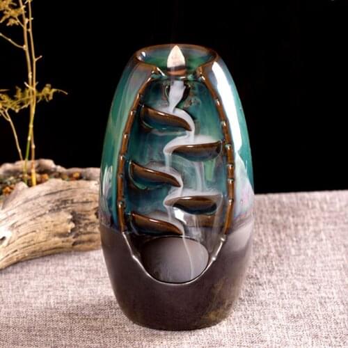 Backflow Incense Burner Arabic Aromatherapy Buddhist Incense Burner Sandalwood Aroma Burner Quemador De Incienso Home Studio