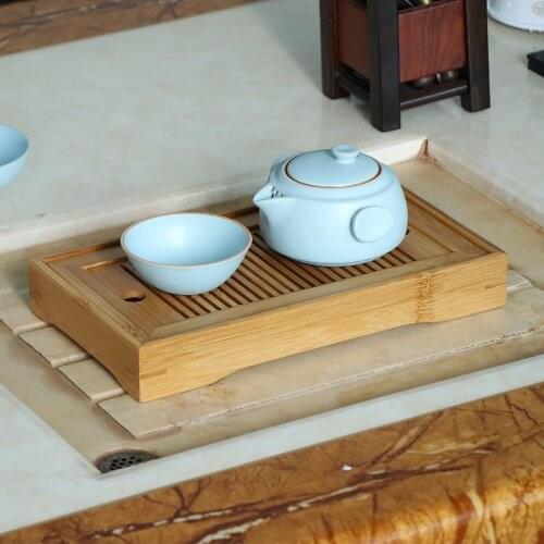 Tea Tabl Tray High Quality 25*14*3.5cm Chinese Solid Tea Tray Household Tea Board Chahai /Tea Table