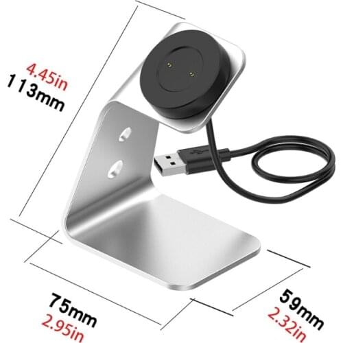 Charger Stand Compatible with -Watch GT/2/2e, GS Pro - USB Aluminum Dock M5TD