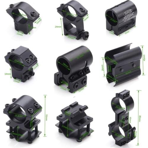 Sight clamp QQ clamp tube clamp universal clamp double round tube clamp bracket rail clamp laser clamp glare flashlight clamp