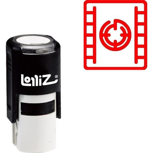 LolliZ Film Self-Inking Rubber Stamp - Modern Symbol Series