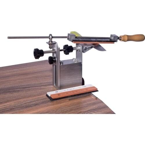 New 360 rotary knife sharpener system update professional kitchen pro lansky apex afilador 3pcs whetstone