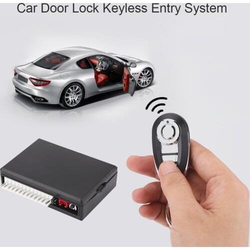 Universal Car Door Lock Keyless Entry System With Trunk Release Remote Central Control Box Kit