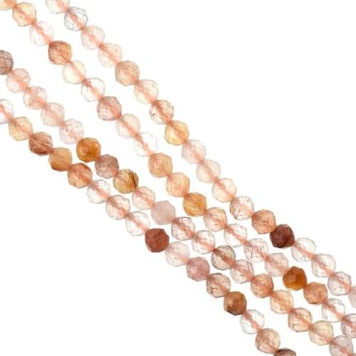 It has Orange Add brown and transparent colors three colors are made of orange ropes in series .3mm-2mm f u Lu Loose beads