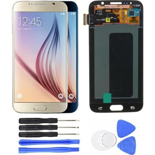 Replacement AMOLED Touch Screen Digitizer without Frame for Samsung Galaxy S6 G920 SM-G920F G920F G920FD