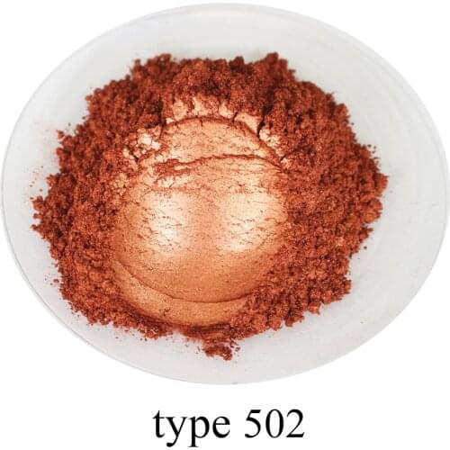Pearl Powder Mineral Mica Powder Pigment Acrylic Paint in Dye Colorant Soap Automotive Art Craft Lipstick 50g Brown Red Pigment