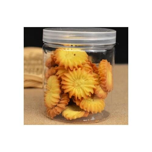 Hard plastic pp 8.5 * 10CM finger biscuit box cookie jar plastic bucket Biscuits Cracker Barrel Box, 20/pcs