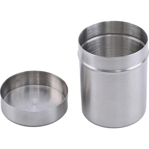 1PC New Storage Bottles & Jars 304 Stainless Steel Sealed Cans Portable Storage Tank Milk Tea Cans Seasoning Jar