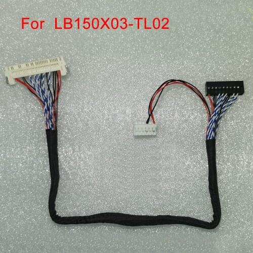 15 inch FI-X30SSL-HF 1ch 6/8bit 30pins LVDS Cable Only For LB150X03-TL02 LED Screen Panel Cable lvds cable 1mm